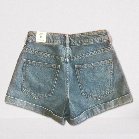 NWT Pacsun Women's June Blue Mom Shorts 23 - Picture 6 of 7